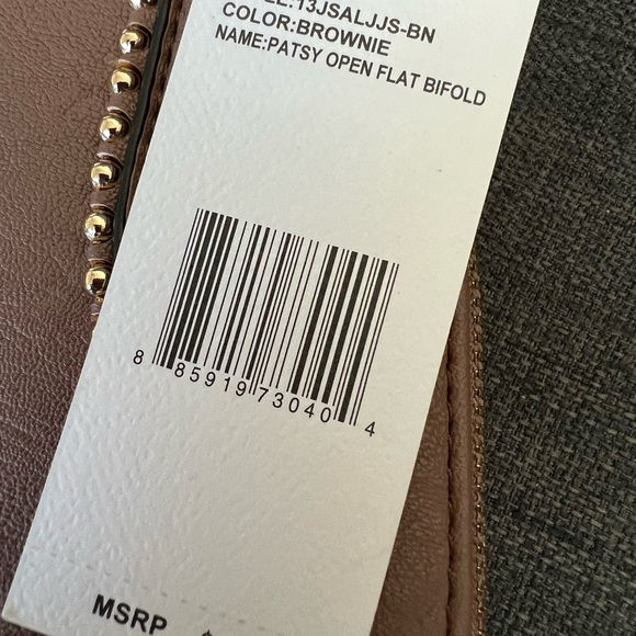 NWT JESSICA SIMPSON PETSY OPEN FLAT BIFOLD WALLET CASE ORGANIZER - Picture 9 of 11